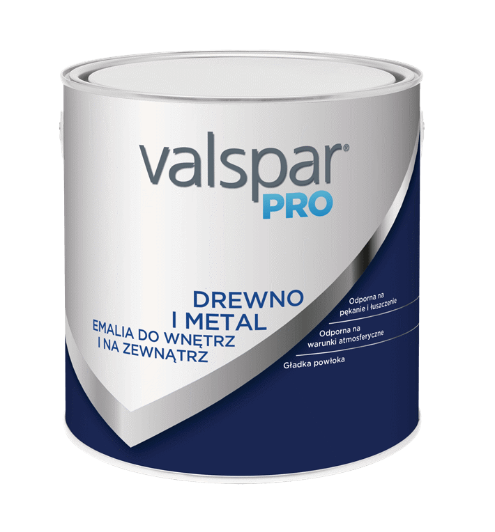 VALSPAR PRO DREWNO I METAL EMALIA DO WNĘTRZ I NA ZEWNĄTRZ